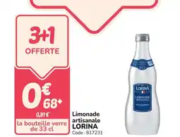 Promocash LORINA Limonade artisanale offre