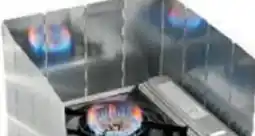 Shopix PARE-VENT PLIABLE POUR RÉCHAUD DE CAMPING ALUMINIUM offre