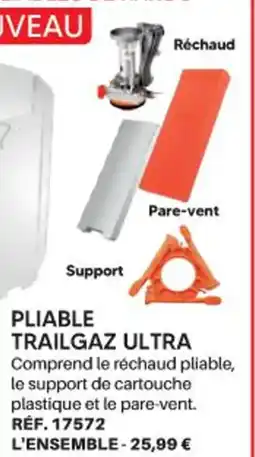 Shopix PLIABLE TRAILGAZ ULTRA offre