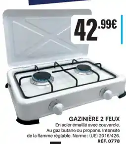 Shopix GAZINIÈRE 2 FEUX offre