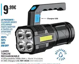 Shopix LAMPE TORCHE RECHARGEABLE offre
