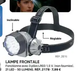 Shopix LAMPE FRONTALE offre