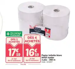 Promocash MAXI Papier toilette blanc offre