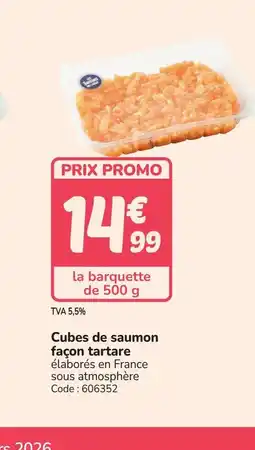 Promocash Cubes de saumon façon tartare offre