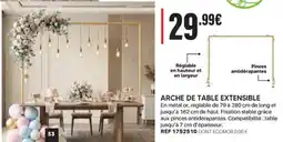 Shopix ARCHE DE TABLE EXTENSIBLE offre