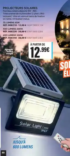 Shopix PROJECTEURS SOLAIRES offre