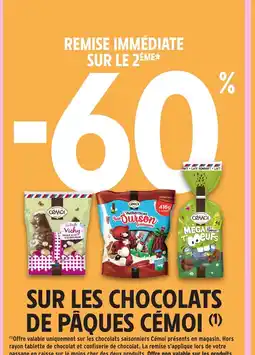 Intermarché CÉMOI Sur les chocolats de pâques offre