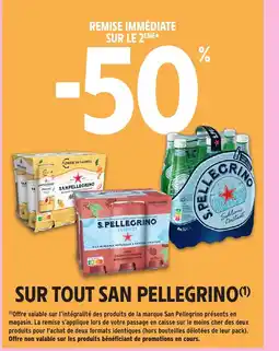 Intermarché SAN PELLEGRINO Sur tout offre