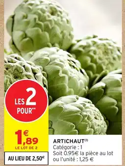Intermarché Artichaut offre