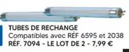Shopix TUBES DE RECHANGE offre