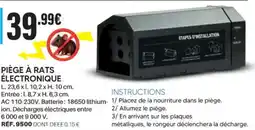 Shopix PIÈGE À RATS ÉLECTRONIQUE offre