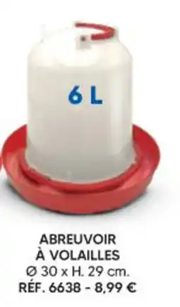 Shopix ABREUVOIR À VOLAILLES offre