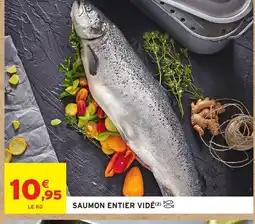 Intermarché Saumon entier vidé offre