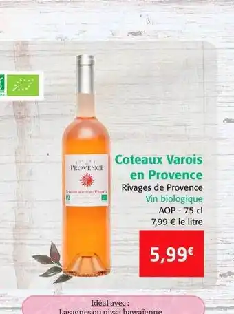 Colruyt Coteaux Varois En Provence Rivages De Provence offre