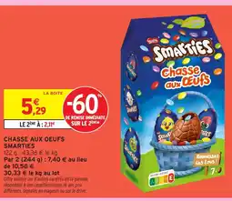 Intermarché SMARTIES Chasse aux oeufs offre