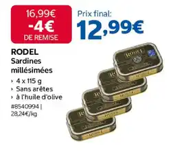 Costco Rodel sardines millésimées offre