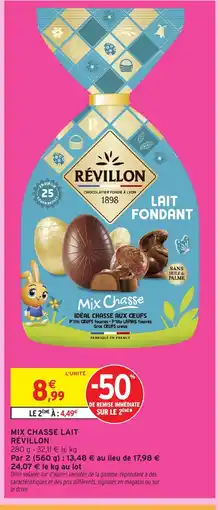 Intermarché RÉVILLON Mix chasse lait offre