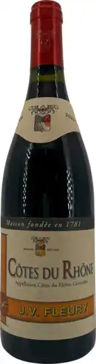 Auchan Sans marque côtes du rhone aop 2022 offre