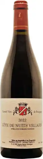 Auchan Sans marque côte de nuits villages aop 2022 offre