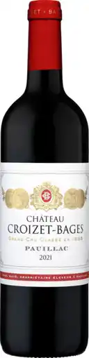 Auchan Sans marque pauillac 5ème grand cru classé aop 2021 offre
