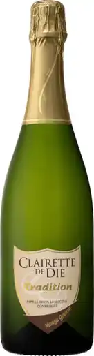 Auchan Sans marque clairette de die aop offre