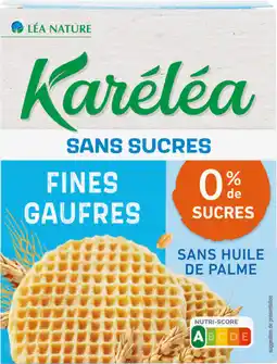 Auchan Karelea fines gaufres nature sans sucres karéléa offre