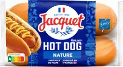 Auchan Jacquet pains hot dog nature jacquet offre
