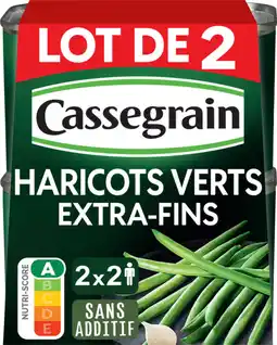 Auchan Cassegrain haricots verts extra fins cassegrain offre