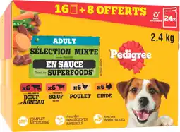 Auchan Mars pâtée pour chiens en sauce pedigree offre