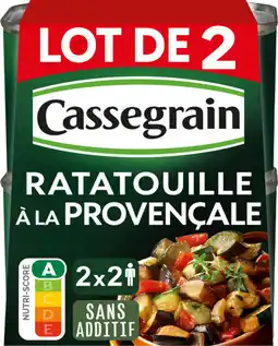 Auchan Cassegrain ratatouille à la provençale cassegrain offre