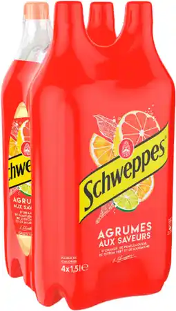 Auchan Schweppes schweppes agrumes offre