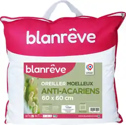 Auchan Blanreve couette tempérée anti-acariens blanrêve offre