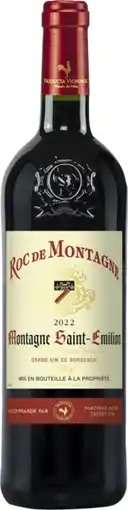 Auchan Supermarché Sans marque lussac saint emilion aop 2022 offre