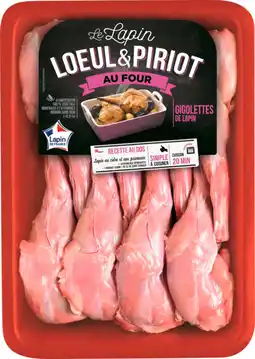 Auchan Supermarché Loeul et piriot gigolettes de lapin loeul & piriot offre