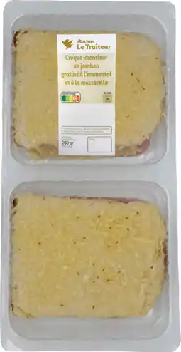 Auchan Supermarché Sans marque croque monsieur jambon fromage auchan le traiteur offre