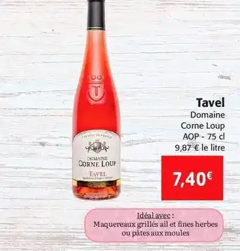 Colruyt Tavel Domaine Corne Loup offre