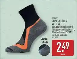 ALDI Chaussettes velo offre