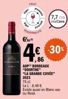 E.Leclerc Dourthe - aop bordeaux dourthe offre