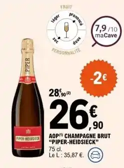 E.Leclerc Brut - aop champagne offre