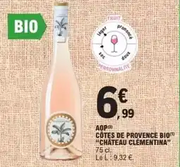 E.Leclerc Aop cotes de provence bio offre