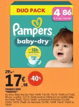 E.Leclerc Pampers - changes bébé offre