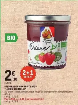 E.Leclerc Leader price - préparation aux fruits bio offre
