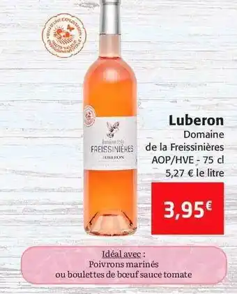 Luberon Domaine De La Freissinières Aop-hve