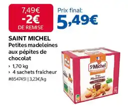 Costco Saint michel petites madeleines aux pépites de chocolat offre