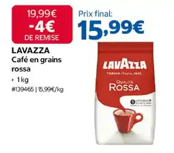 Costco Lavazza café en grains rossa offre