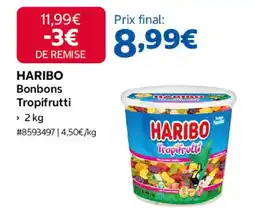 Costco Haribo bonbons tropifrutti offre