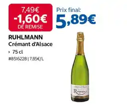 Costco Ruhlmann crémant d'alsace offre