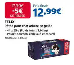 Costco Felix pâtée pour chat adulte en gelée offre