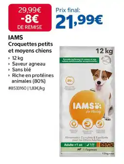 Costco Iams croquettes petits et moyens chiens offre