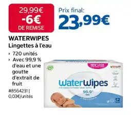 Costco Waterwipes lingettes à l'eau offre